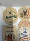 Lot Of 65  Vintage New   Used Paper Drink Coasters Beer Bar Cardboard Beck