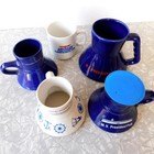 Apl American President Lines Coffee Mug Collection 1980s Feltman Langer Non-slip