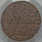 1785 Vermont Landscape Copper Vermonts Rr-2 Pcgs Vf Details Cert  33169327