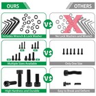 860pcs Metric Screw Assortment Hex Socket Head  860 Black 