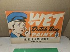 Vintage 40s 50s Dutch Boy Paint Sign Lambert Berwyn black Spray System Catalog