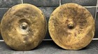 2 Ludwig 7  Splash Cymbals 1920s 1930s Musical Instruments Vintage Nice Patina