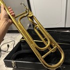 Vintage Conn Director 50h Trigger Trombone W mouthpiece   Original Case