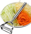 Stainless Steel Vegetable Peeler  2-in-1 Multi-function Design various Fruits   