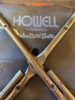Vintage 60s Howell Mcm Metal formica Dining Table W leaf And 6 Chairs  Very Nice