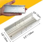 Metal Small Aluminum Miter Box 5 3 Inch Small Tiny Mitre Box For Manual Saw For 
