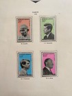 Worldwide Gabon Stamps Mint 4 Plus Corresponding Souvenir Sheet 1969 Monunted