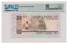Ghana Banknote 50 Cedis 1980 Pmg Grade Ms 67 Epq Superb Gem Uncirculated