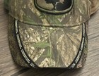 Mossy Oak Camo Men s Fitted Signature Stretch Hat Size L xl Embroidered Logo Vtg