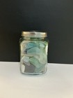Genuine Tumbled Beach Sea Glass For Crafts  Jewelry  And Decor In Decorative Jar