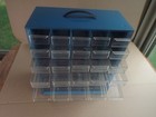 Vtg Large 50 Drawer Akro Mils Usa Metal Parts Storage Organizer Good Cond  read 