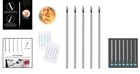 10pcs 16g Sterile Stainless Steel Needles For Safe   Precise Body Piercing