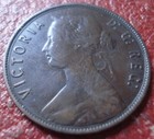 1872-h Newfoundland Large Cent In Vg-fine Condition