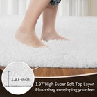 Non-slip Fluffy Shag Rug  Ideal For Living Room  Bedroom  Or Kids  Play Area