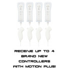 Nintendo Wii Console Hdmi Bundle     Motion Plus  Wii Sports  Mario Bros   5 Games