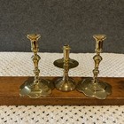 Virginia Metalcrafters Colonial Williamsburg 3 Vintage Cw 16-75 Candlesticks