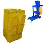 Replacement Janitorial Cart Bag  Waterproof High Capacity Thickened Housekeep   
