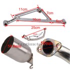 Exhaust Header Link Pipe For Gy6 125cc 150cc Engines Wdb Killer High Performance