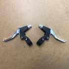 New Tektro Mtb Brake Lever Set Twist Shifter Compatible Black silver