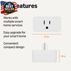 Smart Plug  Matter Compatible  Compatible With Amazon Alexa  Google Home  Apple