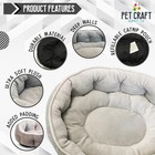 Premium Comfy Cat Bed With Catnip Pouch For Indoor And Outdoor Use 19x14x5