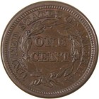1848 Braided Hair Large Cent Au About Uncirculated Copper Sku i17999