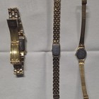 Citizen Elegance Women s Quartz Watches Lot Of 3 Gold Tone Black Dial