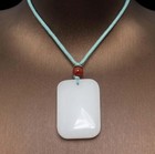 18g Chinese Carved White Jade Pendant A623