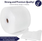 Protective Bubble Cushioning Roll Wrap -100ft X 12in Clear  3 16   2 Pack 
