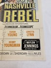 1966 Nashville Rebel Original 27x41 One Sheet Movie Poster Waylon Jennings Debut