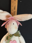 Artisan Flair Bunny Rabbit Weighted Felt Easter Decoration  happy Easter 