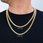 14k Yellow Gold 7 5mm Miami Cuban Italian Link Chain Necklace Mens Women 16 -30 