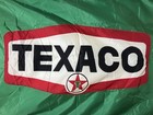 Vintage Texaco Gas Station Flag 4ft X 6ft Nylon Oil Petroliana Sign Rare