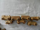 Vintage Brio Wooden Train Set - 50 Pieces