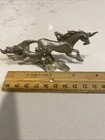 Vintage Pewter Running Unicorn  Foal Miniature 3 1 2    Statue Figurines Horses
