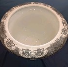 Aux Au Provence  Chinoiserie  Black   White Pedestal Planter Or Vase   French Co