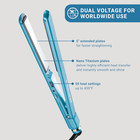 Nano Titanium Ultra-thin Hair Straightener  Professional Flat Iron  5-inch Exten