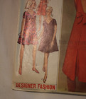Vintage A-line Dress Size 14 Simplicity Sewing Pattern 7335 Cut Circa 1967