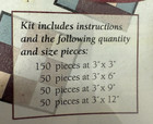 Gothic Grace Cotton Benartex Fabric Quilt Kit Building Blocks 300 Pieces