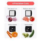The Original Pro Chopper - Vegetable Chopper And Spiralizer  Food 4 In 1 White
