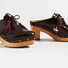 Pilcro Kilty Clog Heels