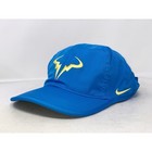 Nike Rafa Nadal Drifit Club Cap Lightweight Blue Tennis Hat  Size M l Fb5600-406
