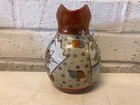 Vintage Japanese Porcelain Satsuma Sugar Bowl And Creamer Marked