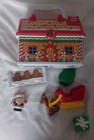Fisher Price Little People Christmas  Lunchbox Santa And Accessories 