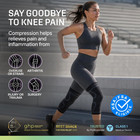 Modvel 2 Pack Knee Brace For Women - Knee Support For Walking  Knee Compression