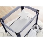 Waterproof Fitted Pack And Play Mattress Protector 39  X 27  - Quilted  Noise   