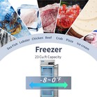 Icecasa 27  23 Cu Ft Commercial Reach-in Freezer Solid Door Stainless Steel