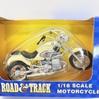 Maisto Road   Track Bmw Motorcycle Cream Color 1 18 Scale Nib Nice Condition