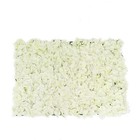 4 Cream Hydrangea Flowers Mat Wall Backdrop Panels Wedding Party Decorations