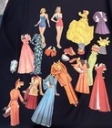 Large Lot Of Paper Dolls Women And Outfits Suits Dresses For Mcm Vintage Amazing